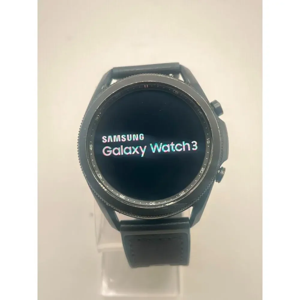 Samsung Galaxy Watch3 SM-R840 45mm Mystic Black 8GB Stainless Steel Case Tested
